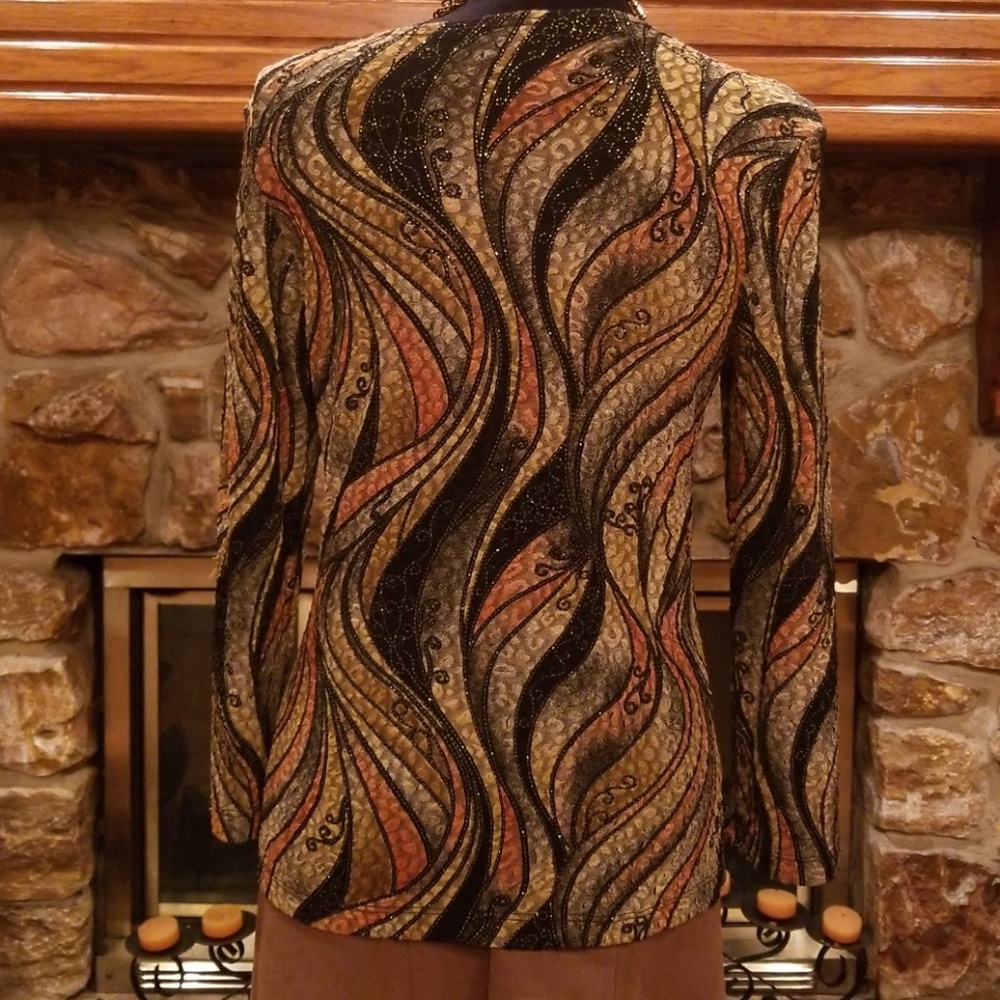 Susan Lawrence Abstract Top - Picture 3 of 5